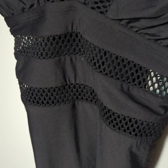 NWT Freshwater Black One Piece Swimsuit - Picture 3 of 8
